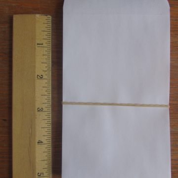 size #7 paper packets
